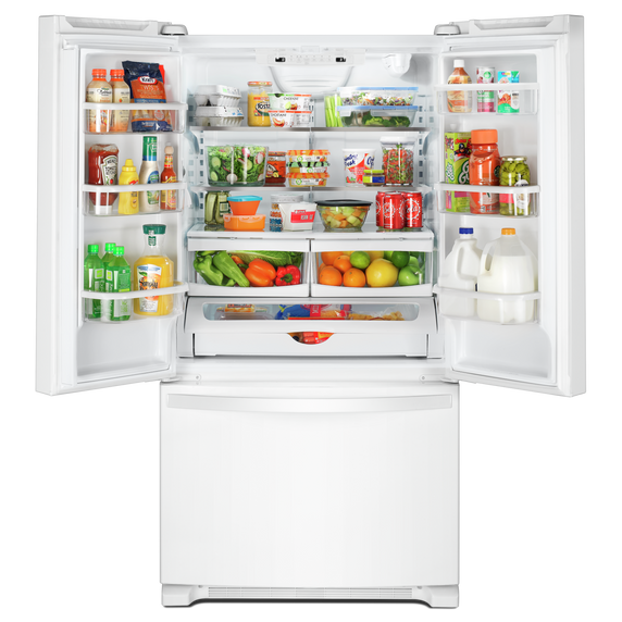 Whirlpool® 36-inch Wide French Door Refrigerator with Water Dispenser - 25 cu. ft. WRF535SWHW