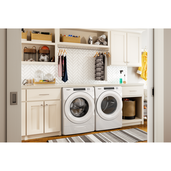 Whirlpool® 7.4 cu.ft Front Load Electric Dryer with Intiutitive Touch Controls, Advanced Moisture Sensing YWED5620HW