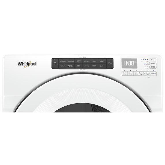 Whirlpool® 7.4 cu.ft Front Load Electric Dryer with Intiutitive Touch Controls, Advanced Moisture Sensing YWED5620HW