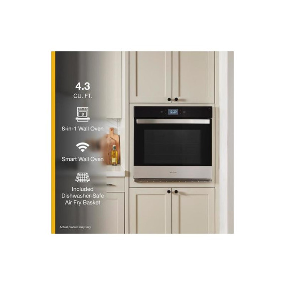 Whirlpool® 4.3 Cu. Ft. Single Smart Wall Oven with Air Fry WOES7027PZ