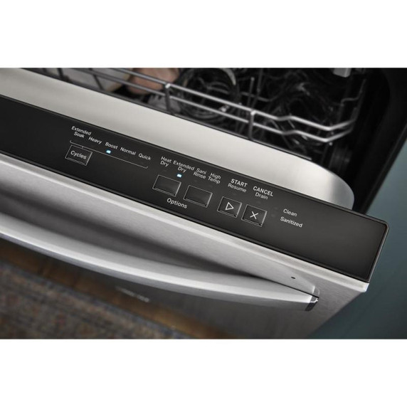 Whirlpool® Quiet Dishwasher with Boost Cycle and Pocket Handle WDP540HAMW