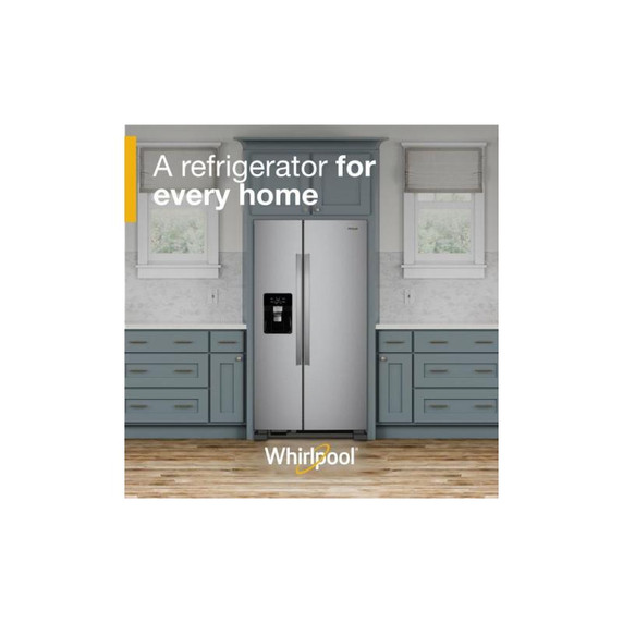 Whirlpool® 33-inch Wide Side-by-Side Refrigerator - 21 cu. ft. WRS321SDHZ