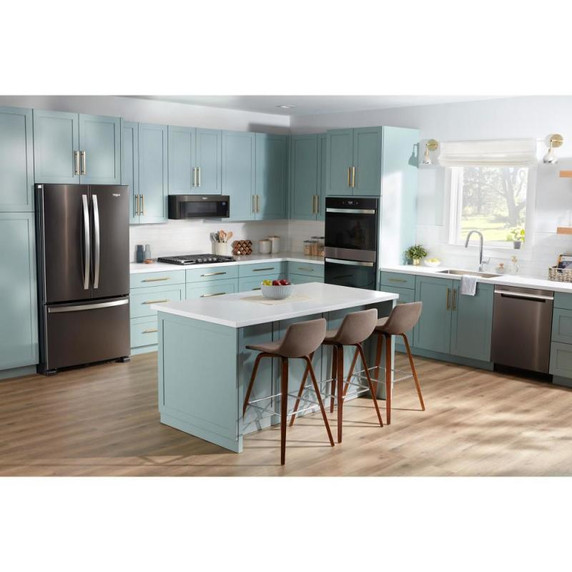 Whirlpool® 30-inch Gas Cooktop with EZ-2-Lift™ Hinged Cast-Iron Grates WCGK5030PB