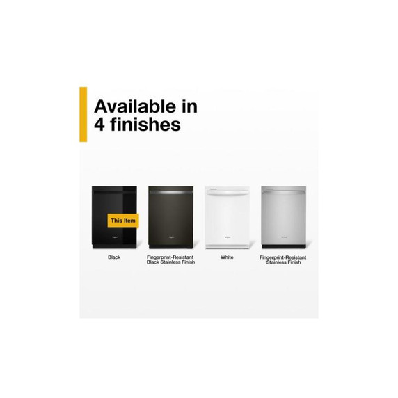 Whirlpool® Large Capacity Dishwasher with 3rd Rack WDT750SAKB