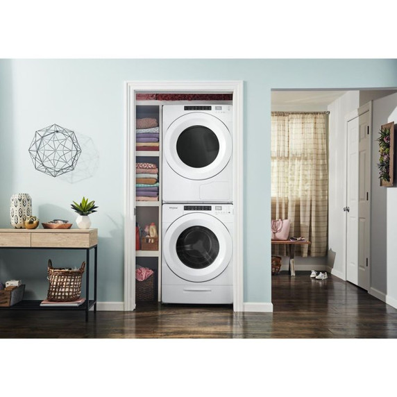 Whirlpool® 5.0 cu.ft I.E.C. Closet-Depth Front Load Washer with Intuitive Controls WFW560CHW