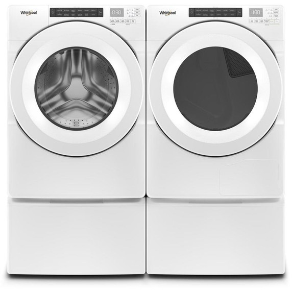 Whirlpool® 5.0 cu.ft I.E.C. Closet-Depth Front Load Washer with Intuitive Controls WFW560CHW