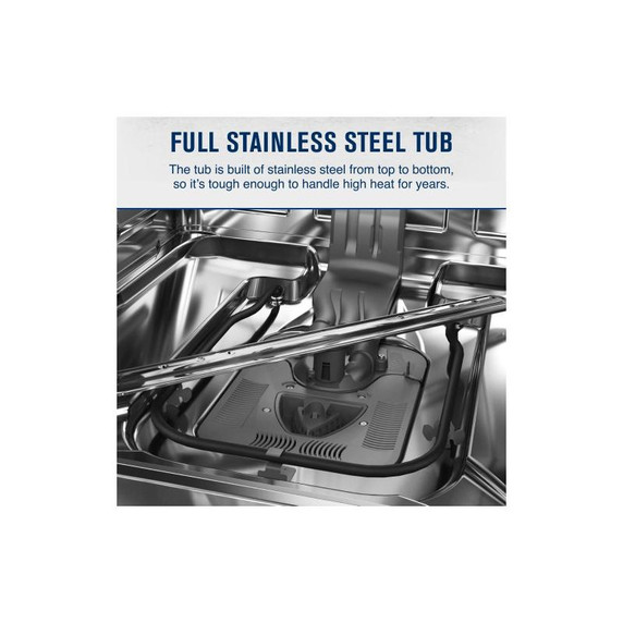 Maytag® Stainless steel tub dishwasher with Dual Power Filtration MDB4949SKW