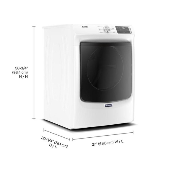 Maytag® Front Load Gas Dryer with Extra Power and Quick Dry cycle - 7.3 cu. ft. MGD5630HW