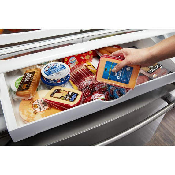 Maytag® 36- Inch Wide French Door Refrigerator with PowerCold® Feature - 25 Cu. Ft. MFI2570FEZ