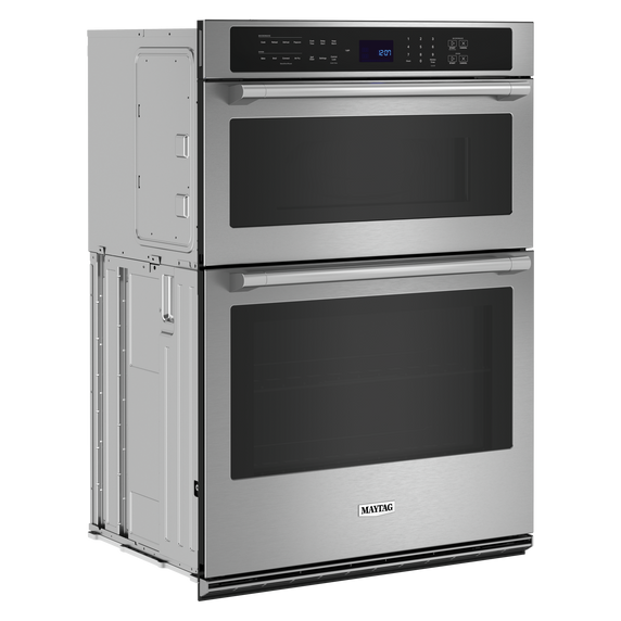 Maytag® 30-inch Wall Oven Microwave Combo with Air Fry and Basket - 6.4 cu. ft. MOEC6030LZ