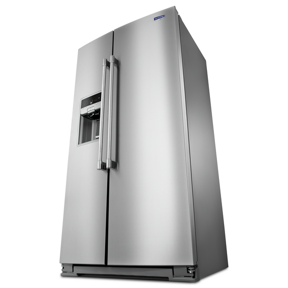 Maytag® 36- Inch Wide Counter Depth Side-by-Side Refrigerator- 21 Cu. Ft. MSC21C6MFZ