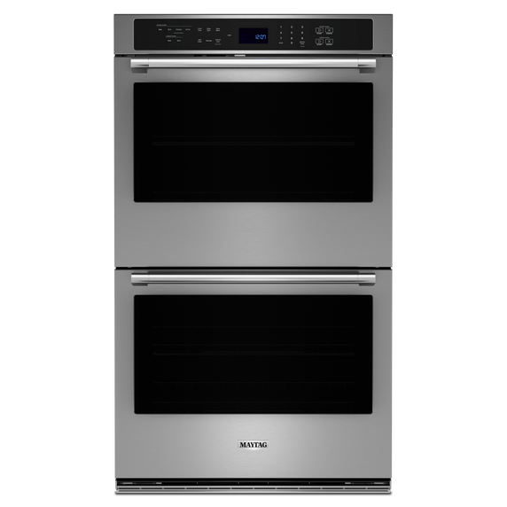 Maytag® 27-inch Double Wall Oven with Air Fry and Basket - 8.6 cu. ft. MOED6027LZ