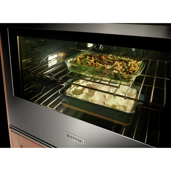 Maytag® 30-inch Single Wall Oven with Air Fry and Basket - 5.0 cu. ft. MOES6030LZ