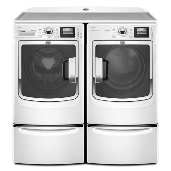 Maytag® 15.5" (39.4 cm) Pedestal for Front Load Washer and Dryer with Storage XHPC155XW