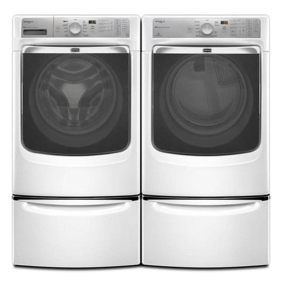 Maytag® 15.5" (39.4 cm) Pedestal for Front Load Washer and Dryer with Storage XHPC155XW