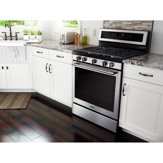 Maytag® 30-Inch Wide Gas Range With True Convection And Power Preheat - 5.8 Cu. Ft. MGR8800FZ