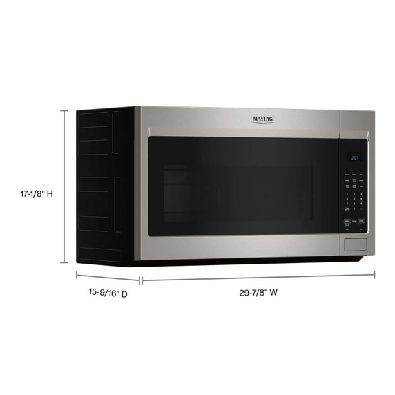 Maytag® Over-The-Range Microwave with Non-Stick Interior Coating - 1.7 Cu. Ft. YMMMS4230PZ
