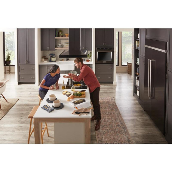 Kitchenaid® 36" Island-Mount, 3-Speed Canopy Hood KVIB606DBS