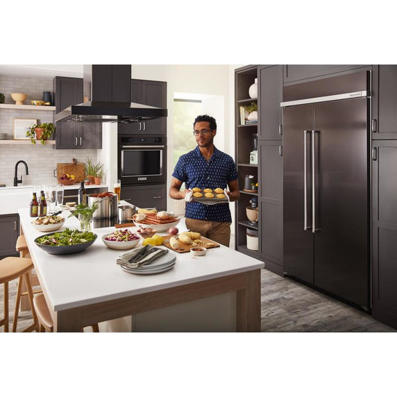 Kitchenaid® 36" Island-Mount, 3-Speed Canopy Hood KVIB606DBS Kitchenaid® 36" Island-Mount, 3-Speed Canopy Hood KVIB606DBS