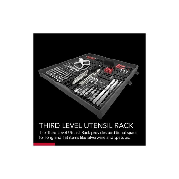 Kitchenaid® 39 dBA Dishwasher in PrintShield™ Finish with Third Level Utensil Rack KDFE204KPS Kitchenaid® 39 dBA Dishwasher in PrintShield™ Finish with Third Level Utensil Rack KDFE204KPS