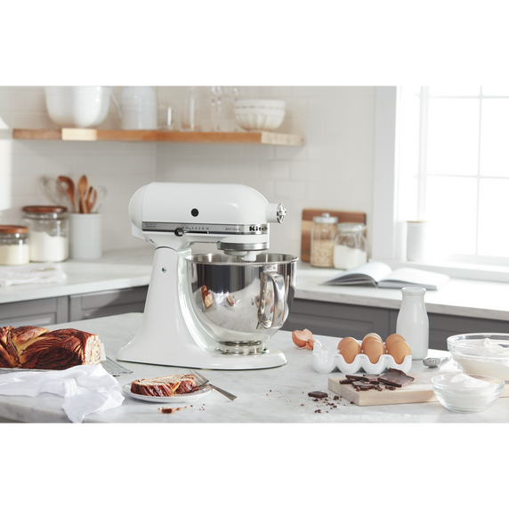 Kitchenaid® Artisan® Series 5 Quart Tilt-Head Stand Mixer KSM150PSWH