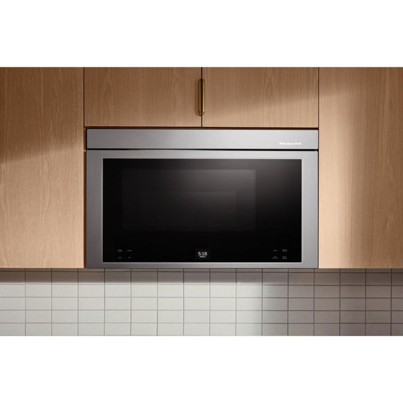 Kitchenaid® Multifunction Flush Mount Over-the-Range Microwave Oven with Infrared Sensor Modes YKMMF730PPS