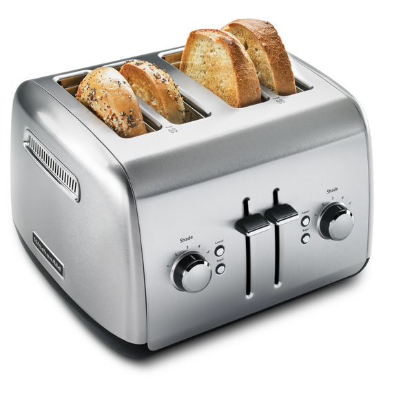 Kitchenaid® 4-Slice Toaster with Manual High-Lift Lever KMT4115SX