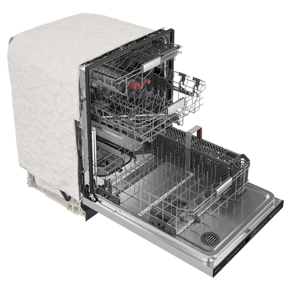 Kitchenaid® 44 dBA Dishwasher in PrintShield™ Finish with FreeFlex™ Third Rack KDTM604KPS