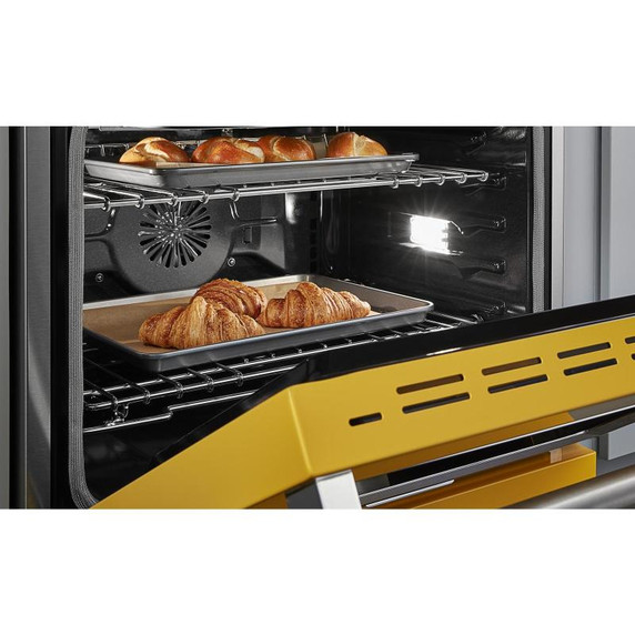 KitchenAid® 30'' Smart Commercial-Style Gas Range with 4 Burners KFGC500JYP