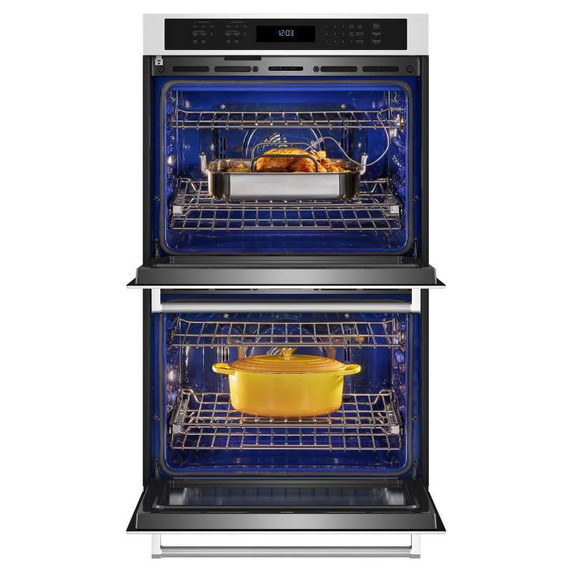 KitchenAid® 30" Double Wall Oven with Air Fry Mode KOED530PWH