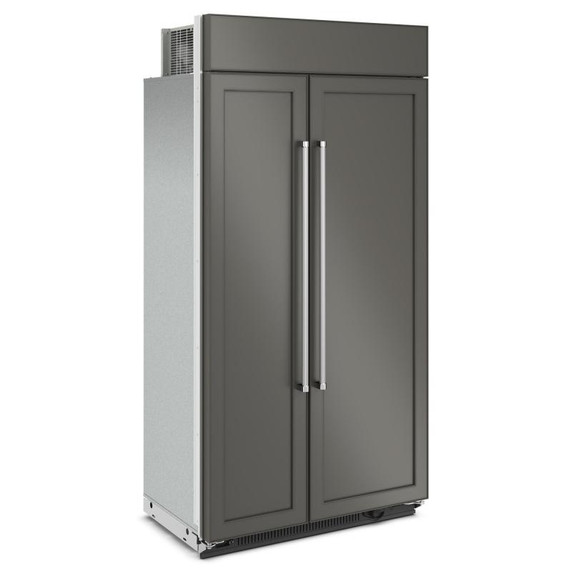 Kitchenaid® 25.5 Cu Ft. 42" Built-In Side-by-Side Refrigerator with Panel-Ready Doors KBSN702MPA Kitchenaid® 25.5 Cu Ft. 42" Built-In Side-by-Side Refrigerator with Panel-Ready Doors KBSN702MPA