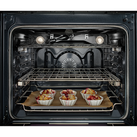 Kitchenaid® 30-Inch 5-Burner Dual Fuel Convection Slide-In Range with Baking Drawer YKSDB900ESS