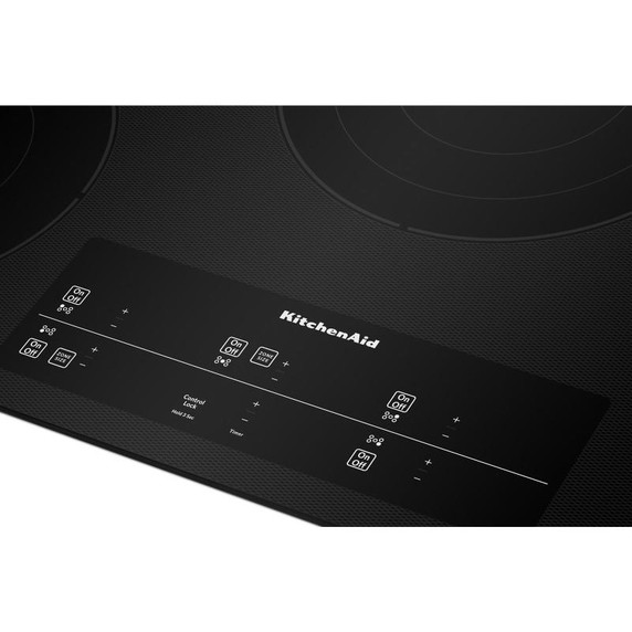 Kitchenaid® 36" Electric Cooktop with 5 Elements and Touch-Activated Controls KCES956KBL Kitchenaid® 36" Electric Cooktop with 5 Elements and Touch-Activated Controls KCES956KBL