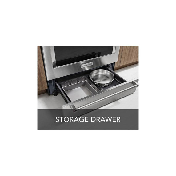 Kitchenaid® 30-Inch 5-Burner Gas Convection Front Control Range KSGG700ESS Kitchenaid® 30-Inch 5-Burner Gas Convection Front Control Range KSGG700ESS