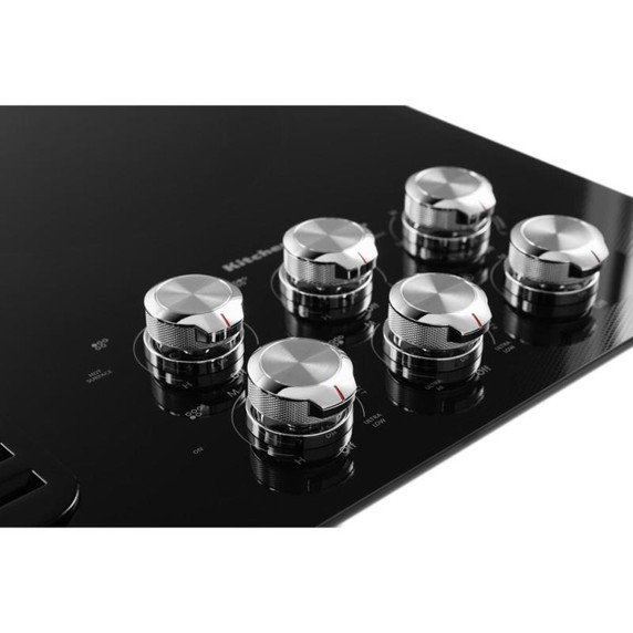 Kitchenaid® 36" Electric Downdraft Cooktop with 5 Elements KCED606GSS
