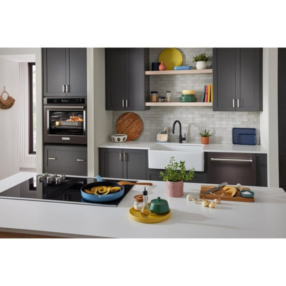 Kitchenaid® 36" Electric Downdraft Cooktop with 5 Elements KCED606GSS