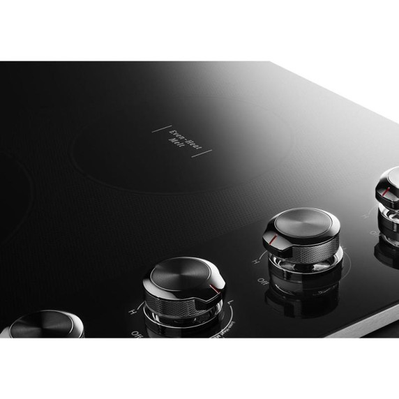 Kitchenaid® 30" Electric Cooktop with 5 Elements and Knob Controls KCES550HSS