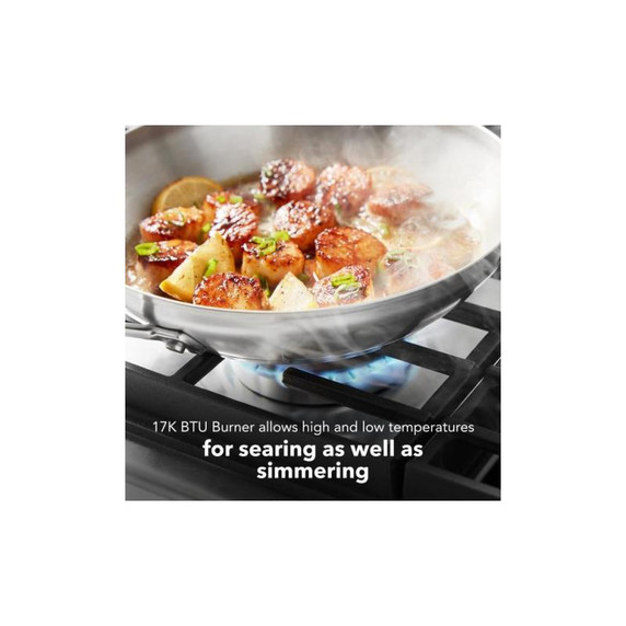 Kitchenaid® 30" 4 Burner Gas Downdraft Cooktop KCGD500GSS