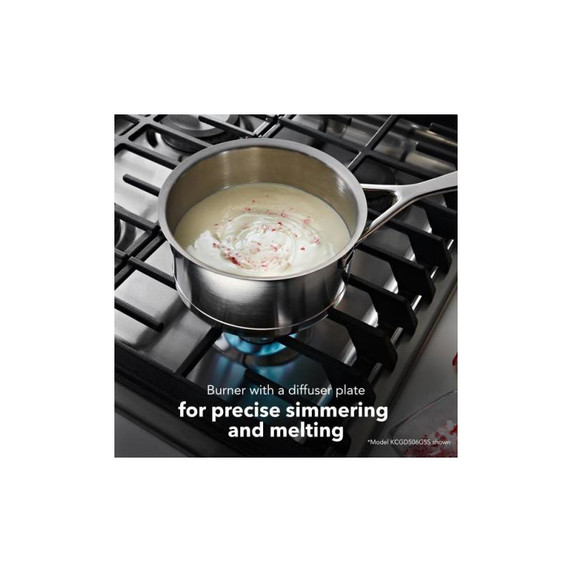 Kitchenaid® 30" 4 Burner Gas Downdraft Cooktop KCGD500GSS