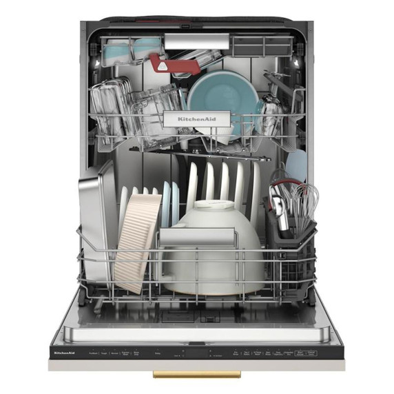 Kitchenaid® 39 dBA PrintShield™ Finish Flush-to-Cabinet Dishwasher with FreeFlex™ Fit Third Level Rack KDTF924PPA