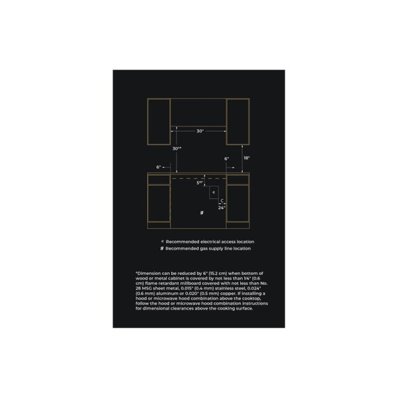 Jennair® 30", 5-Burner Gas Cooktop JGC7530BS