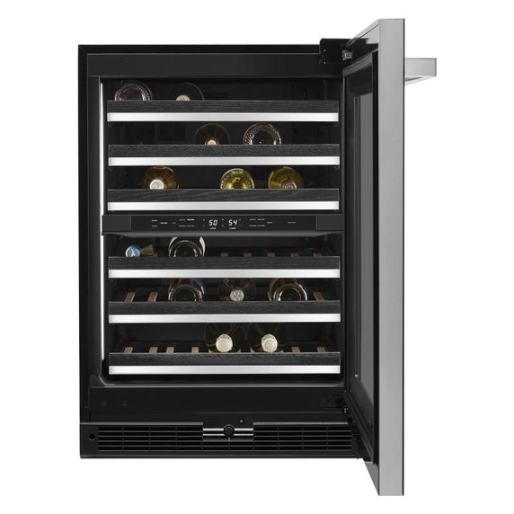 Jennair® NOIR™ 24" Built-In Undercounter Wine Cellar, Right Swing JUWFR242HM