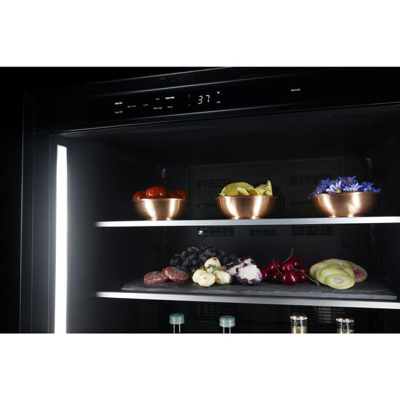 Jennair® NOIR™ 24" Under Counter Solid Door Refrigerator, Left Swing JURFL242HM