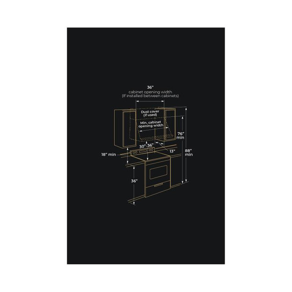 Jennair® 36" Professional Low Profile Under Cabinet Hood JXU9136HP