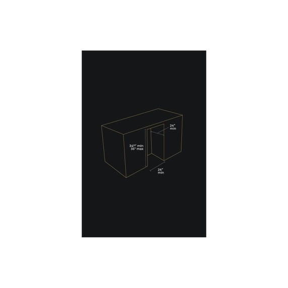 Jennair® Panel-Ready 24" Built-In Undercounter Beverage Center, Left Swing JUBFL242HX