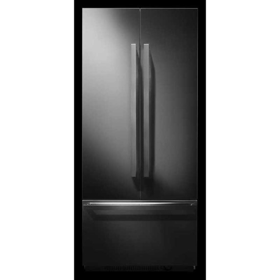 Jennair® Noir™ 36" (91.4 cm) Fully Integrated Built-In French Door Refrigerator Panel-Kit JBFFS36NHM