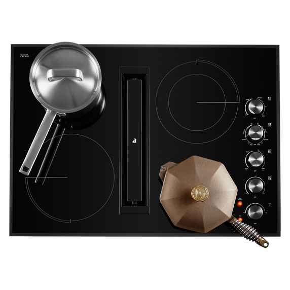 Jennair® Black Floating Glass 30 JX3™ Electric Downdraft Cooktop JED3430GB