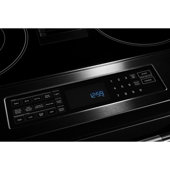 Jennair® 30" Dual-Fuel Downdraft Slide-In Range JDS1750ML