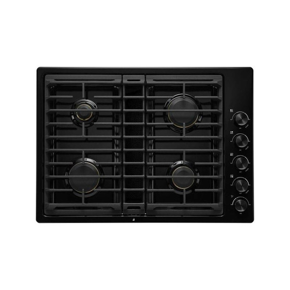 Jennair® 30” JX3™ Gas Downdraft Cooktop JGD3430GB