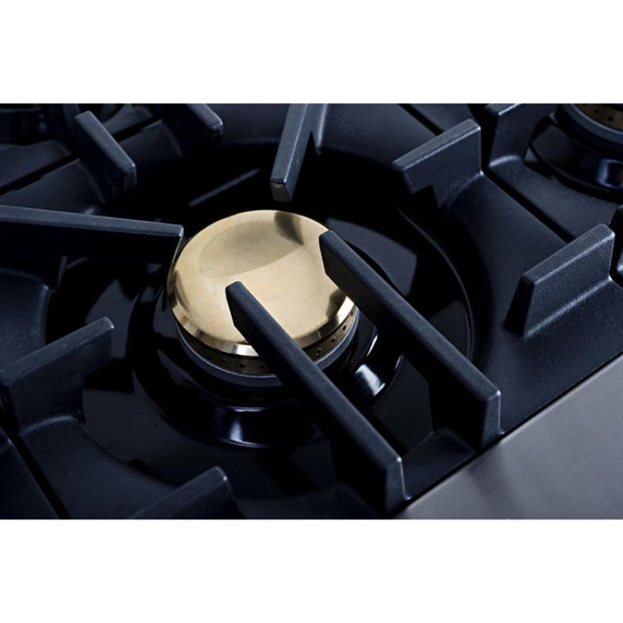 Jennair® 48" RISE™ Dual-Fuel Professional-Style Range with Chrome-Infused Griddle JDRP548HL